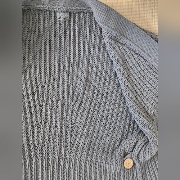 Babaa Cotton Cardigan No18 Midnight Ocean One Size - Picture 4 of 10